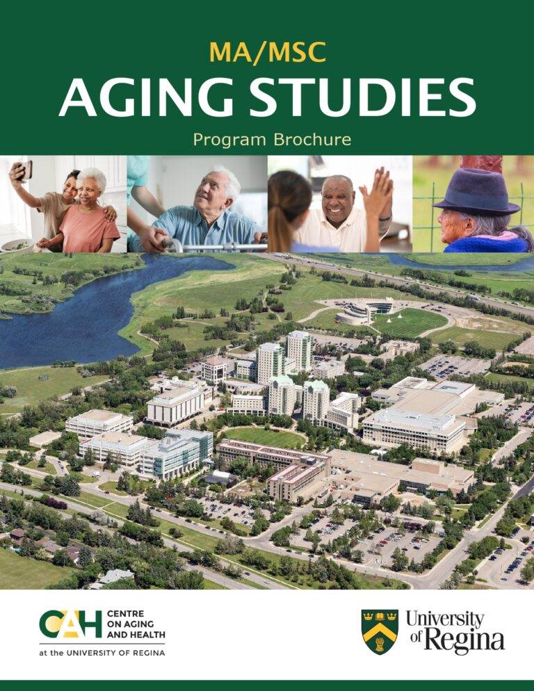 MA/MSc In Aging Studies - Centre On Aging And Health